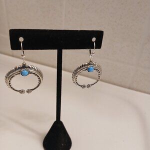 Gemstone Naja Leverback Earrings
